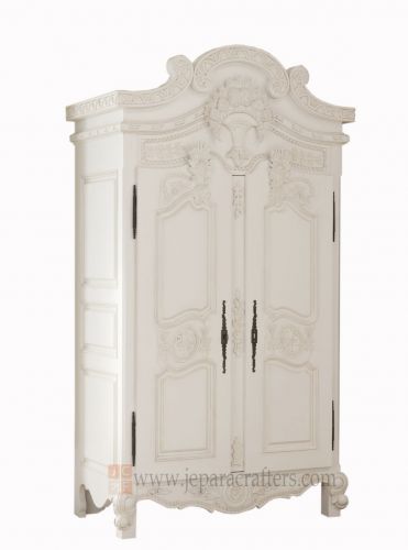Romeesa Armoire 2 doors hard Carved FS-AW007